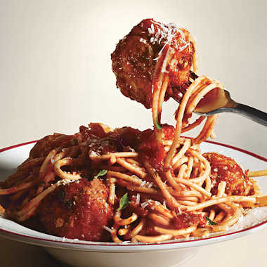 meatballs and spaghetti. Spaghetti and Meatballs